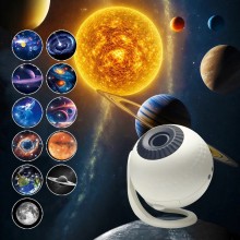 Проектор-ночник звездного неба Galaxy Projector 12в1 с Bluetooth подключением XL-756 белый