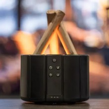 Ультразвуковой увлажнитель воздуха Bonfire Humidifier LY-651 "Костер" с эффектом пламени + пульт, черный