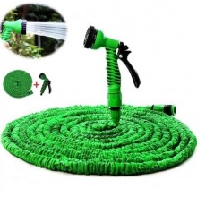 Садовый шланг для полива X-hose Pro 60м (200FT) с распылителем, зеленый Садовый шланг для полива X-hose Pro 60м (200FT) с распылителем, зеленый