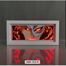 Многослойный светильник-ночник ZDD-124 с 3D эффектом с аниме "Блик" белый