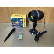 Уличный лазерный проектор UKC Waterproof Garden Light с пультом, 6-17 черный