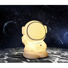Детский силиконовый ночник на аккумуляторе Astronaut Light Elite Lux EL-543-18 "Космонавт" белый