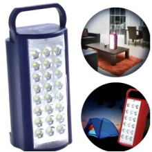 Фонарь переносной светодиодный с повербанком, 24 Led, Almina 2606L, Синий