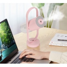 Ультразвуковой портативный увлажнитель воздуха "Магическая тень" UKC Humidifier Magic Shadow, розовый