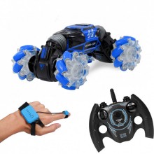  Машинка перевертыш на радиоуправлении управление жестами и пультом Skidding UD2196A 33см Синий