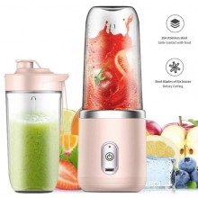 Портативний соковитискач-блендер Portable Juicer Cup 9241 на 400мл 9241, рожевий