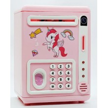 Електронна скарбничка сейф з відбитком пальця Cartoon piggy bank 5967С 