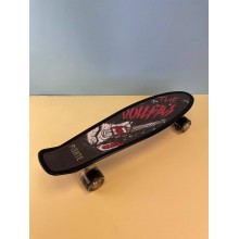 Скейт пенні борд S-00635 Best Board (дошка=56см, колеса PU, світяться, d=6см), Гітара