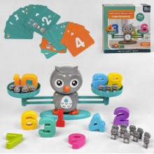 Игра-балансир "Математические весы: сова" FUN GAME" 30299, разноцветная