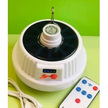 Акумуляторна лампа кемпінгова світильник Solar bulb lamp LB-2288 з пультом управління, білий