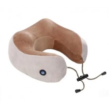 Масажер для шиї u-shaped massage pillow, сіра