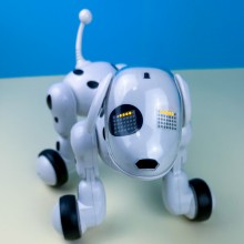 Інтерактивний собака-робот на радіокеруванні Робо Пес Limo Toy RC 0006, білий