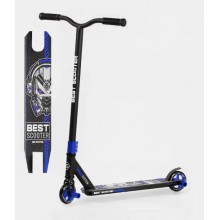 Самокат трюковий Best Scooter з пегами BS-18109 (HIC-система, алюм. диск та дека, колеса PU) синій