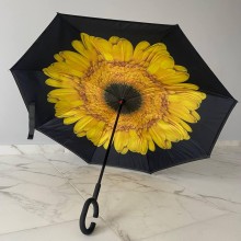 Вітрозахисна парасолька навпаки Up-Brella (Парасоля зворотного складання), квітка 10