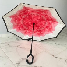 Вітрозахисна парасолька навпаки Up-Brella (Парасоля зворотного складання), квітка 11