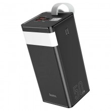 Портативное зарядное устройство повер банк Power Bank Hoco J86A на 50000mAh, черный