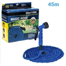 Садовый шланг для полива X-hose Pro 45м (150FT) с распылителем, синий Садовый шланг для полива X-hose Pro 45м (150FT) с распылителем, синий