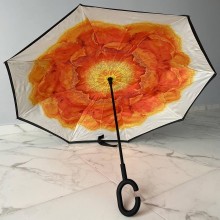 Вітрозахисна парасолька навпаки Up-Brella (Парасоля зворотного складання), квітка 8
