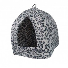 М'який флісовий будиночок для домашніх тварин (собак та кішок) Pet Hut, білий М'який флісовий будиночок для домашніх тварин (собак та кішок) Pet Hut, білий