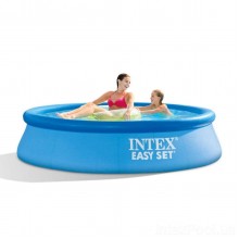 Наливний басейн Intex 28106 NP Easy Set (244Х61см, 1942л), блакитний