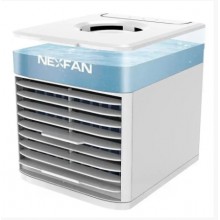 Портативний міні кондиціонер з LED підсвічуванням NexFan, білий