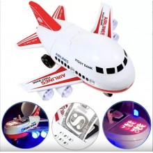 Электронная копилка-сейф с кодовым замком и отпечатком пальца самолет Carton Bank "Aircraft" 6688-33, красный